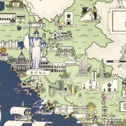 old Lazio Italy map