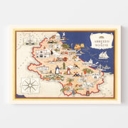 map of Abruzzi e Mol