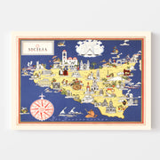 map of Sicily Italy