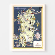 map of Sardinia Ital