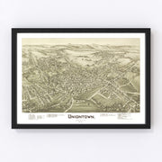 Uniontown Vintage Map 1897