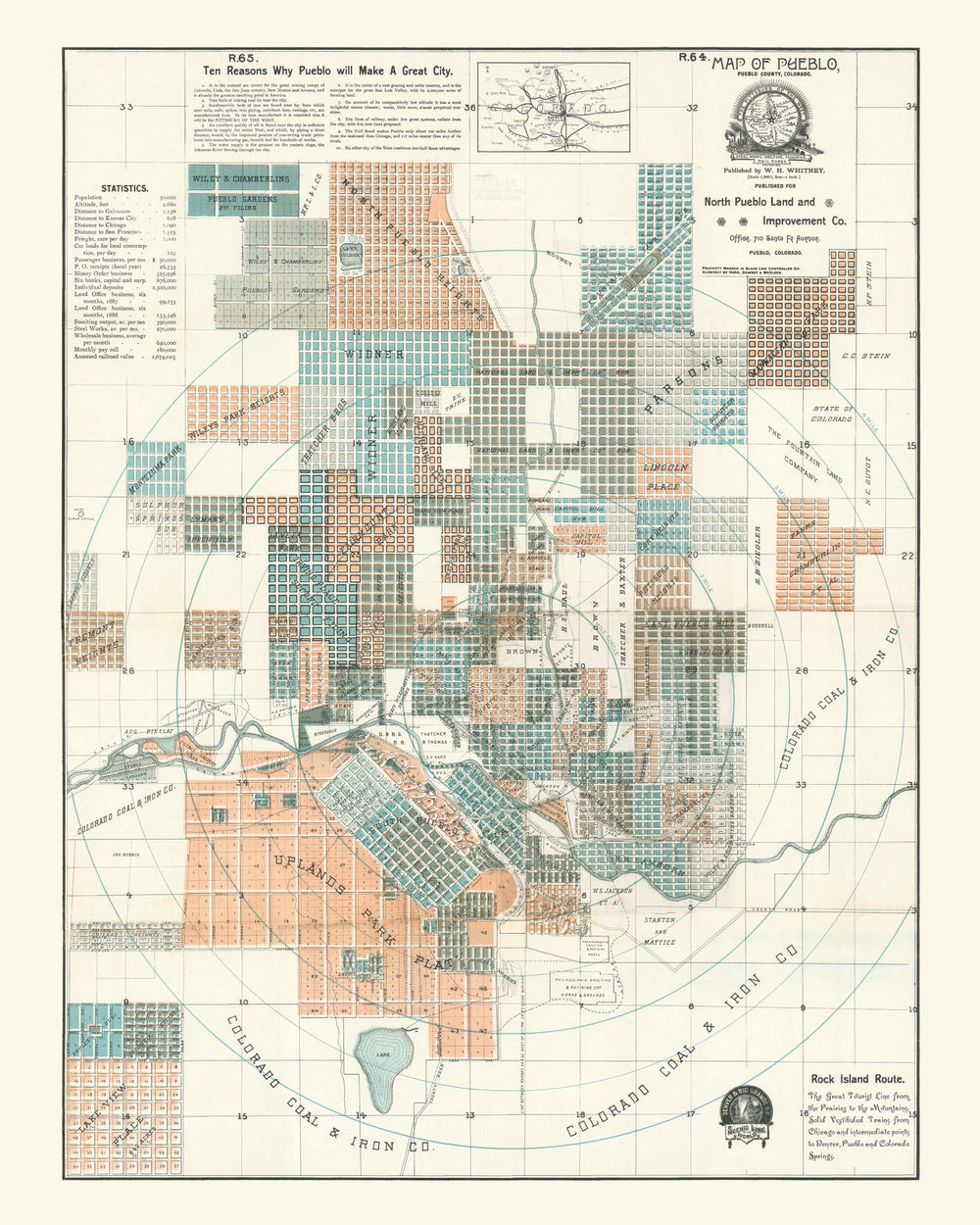 Vintage Map of Wayne Township, Marion County, Indiana 1922 print style example