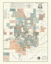 Vintage Map of Wayne Township, Marion County, Indiana 1922