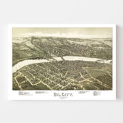 map of Oil City