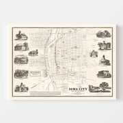 map of Iowa City