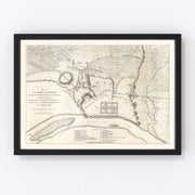 Savannah Vintage Map 1794