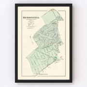 Richmond Hill Queens Vintage Map 1873