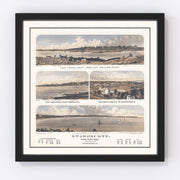 Swampscott Vintage Map 1871