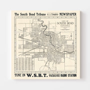 map of South Bend