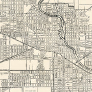old South Bend map