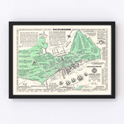 Portland Vintage Map 1932