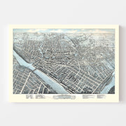 map of Lowell