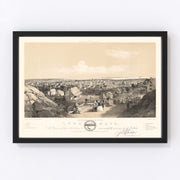 Lynn Vintage Map 1856