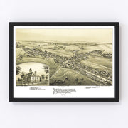 Pennsburgh Vintage Map 1894