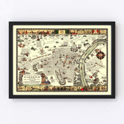 Gadsden Vintage Map 1939