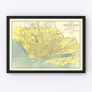 Mobile Vintage Map 1907