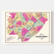 map of Jackson Count
