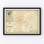 Jasper Vintage Map 1891