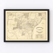 Gadsden Vintage Map 1888