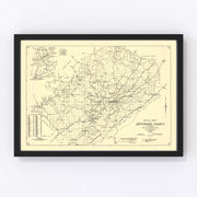 Jefferson County Vintage Map 1916