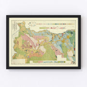 Stevens County Vintage Map 1920