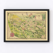 Washington State University Vintage Map 1928