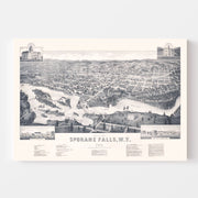 map of Spokane Falls