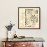 old military map