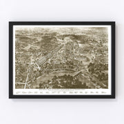 Philadelphia Vintage Map 1876