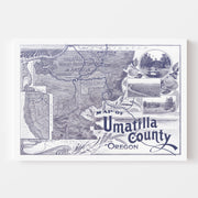 map of Umatilla Coun