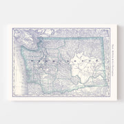 map of Washington