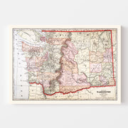 map of Washington