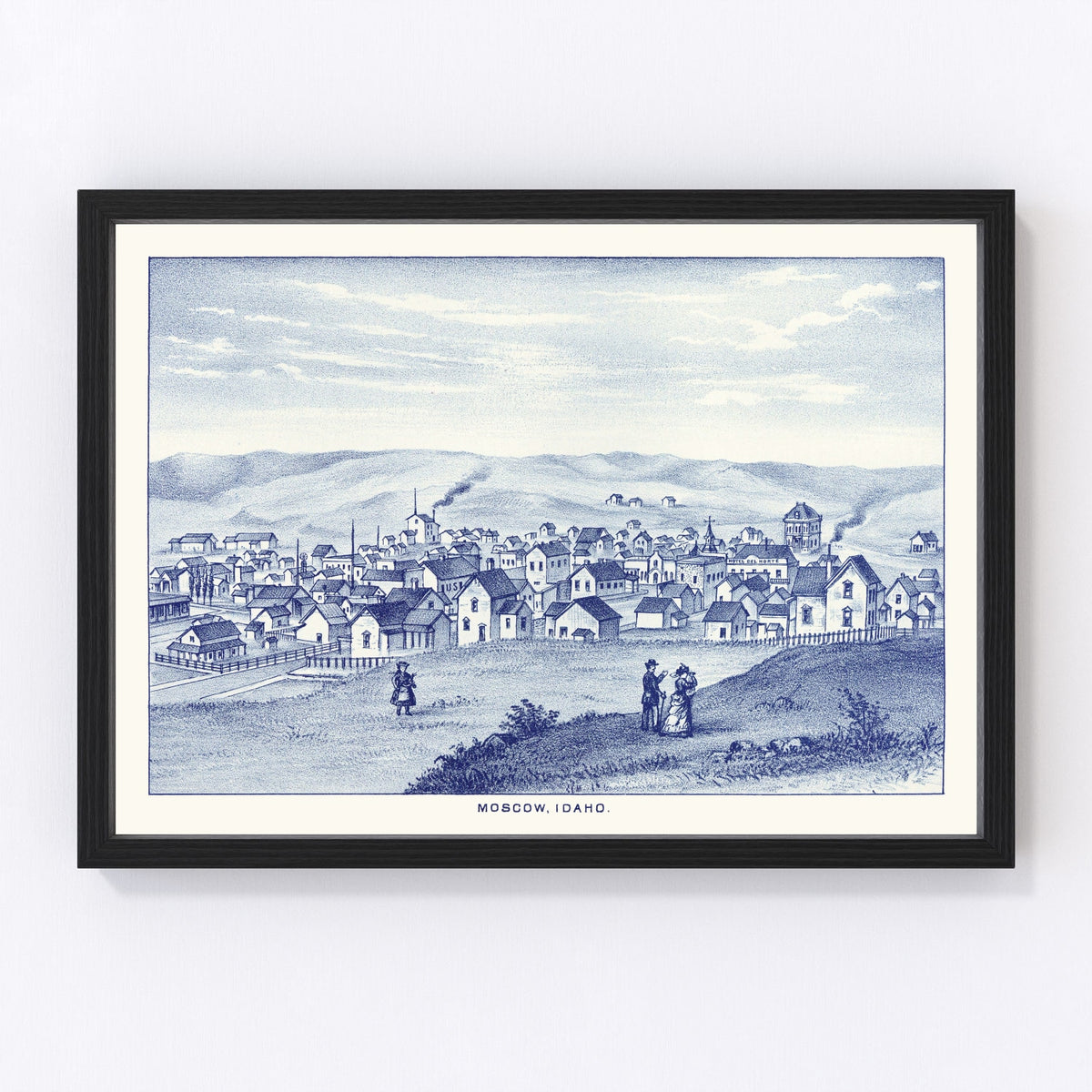 Moscow Vintage Map 1889