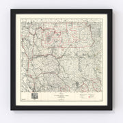 Mt. Baker National Forest Vintage Map 1931