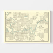 map of Spokane Falls