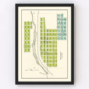 Malden Vintage Map 1910