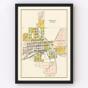 Garfield Vintage Map 1910