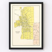 Steptoe Vintage Map 1910
