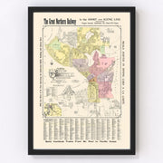 Seattle Vintage Map 1899