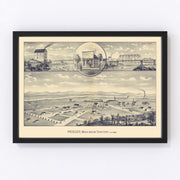 Prosser Vintage Map 1889