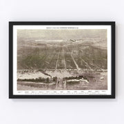 Philadelphia Vintage Map 1876
