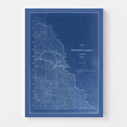 map of Shoshone Coun