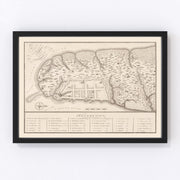 Charleston Vintage Map 1809