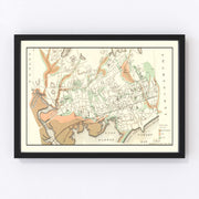 Lynn Vintage Map 1876