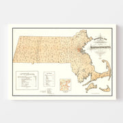 map of Massachusetts