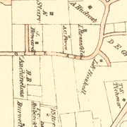 Vintage Llewellyn Park West Orange NJ Map 1870