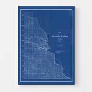 map of Shoshone Coun