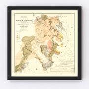 Snake River Vintage Map 1872