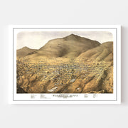 map of Virginia City