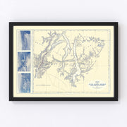 Atlin Mining District Vintage Map 1899